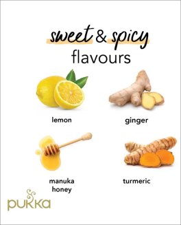 Lemon, Ginger & Manuka Honey - Tisana Pukka Bio - 5