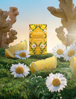 Lemon, Ginger & Manuka Honey - Tisana Pukka Bio - 6
