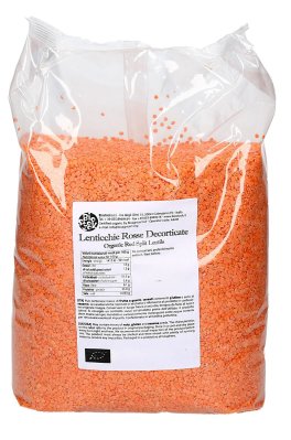 Lenticchie Rosse Decorticate Italiane - 1