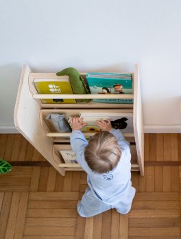 Libreria Evolutiva Liblola in Legno Naturale - 6