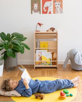 Libreria Evolutiva Liblola in Legno Naturale - 14