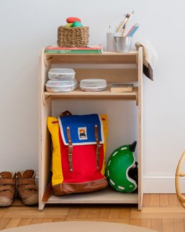 Libreria Evolutiva Liblola in Legno Naturale - 11