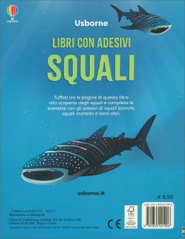 Libri con Adesivi - Squali — Libro - 2
