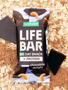 Lifebar Oat Snack Protein - Barretta Proteica e Biologica all'Avena - 4