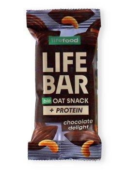 Lifebar Oat Snack Protein - Barretta Proteica e Biologica all'Avena - 1