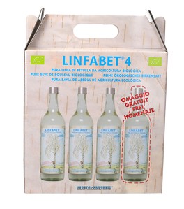 Linfabet 4 - Pura Linfa di Betulla - 4 confezioni - 5