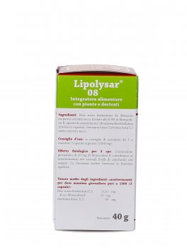 Lipolysar 08 - Integratore di Riso Rosso Fermentato e Genziana - 3