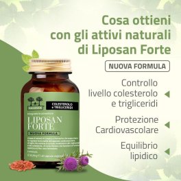 Liposan Forte Nuova Formula 100% Naturale - Integratore di Riso rosso fermentato per il Colesterolo alto - 6