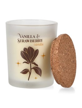 Little Box Legno Serenity - Candela Profumata a Base di Cera di Soia -Vaniglia & Fragola - 5