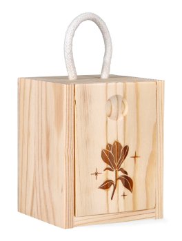 Little Box Legno Serenity - Candela Profumata a Base di Cera di Soia -Vaniglia & Fragola - 2