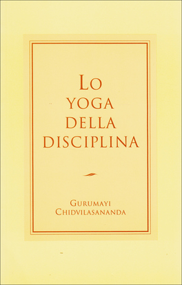 Lo Yoga della Disciplina  — Libro - 1