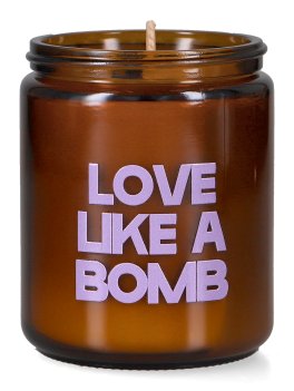 Love Like A Bomb - Candela Profumata di Cera di Soia - 4