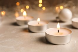 Lumini in Cera Vegetale -  Lucille Tealights - 5