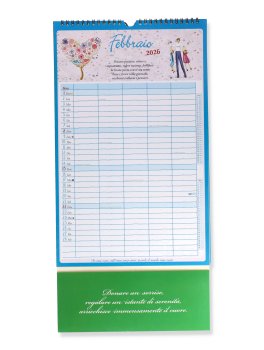 Lunario dei Giorni Sereni - Calendario Organizer di Famiglia 2026 — Calendario - 2