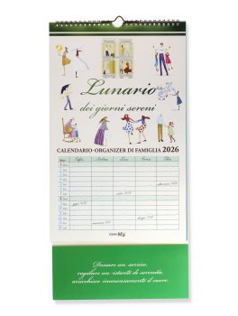 Lunario dei Giorni Sereni - Calendario Organizer di Famiglia 2026 — Calendario - 1