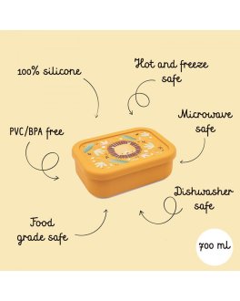 Lunch Box in Silicone Sassi Super Lab - Leone - 7