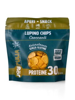 Lupino Chips - Lupini Croccanti al Naturale Biologici - 1