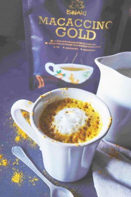 Macaccino Gold - Bevanda Istantanea di Curcuma e Maca in Polvere - 3