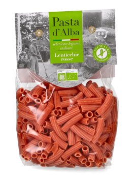 Maccheroni di Lenticchie Rosse Biologiche senza Glutine - 1