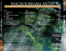 Macrolibrarsi Music - Vol. 3 — CD - 2