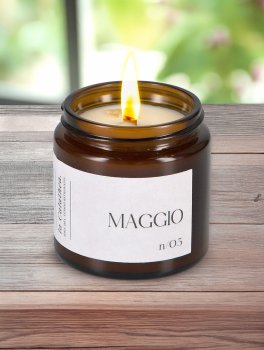 Maggio - Candela Profumata in Cera di Soia - 14