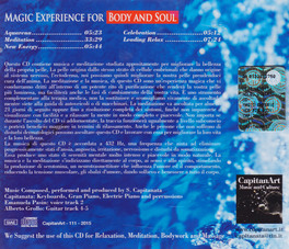 Magic Experience for Body and Soul - CD — CD - 2