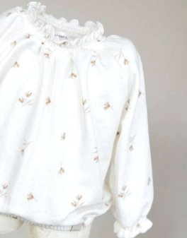 Maglia a Palloncino Bimba - Flowers - 4