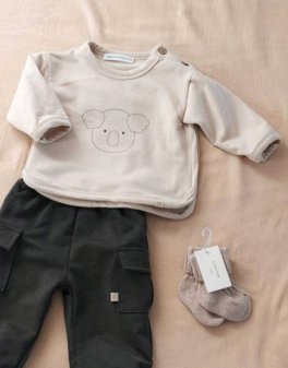 Maglia Bimbo con Stampa - Sand - 6m - 2