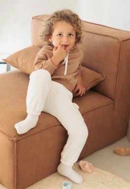 Maglia Bimbo Hoodie - Camel - 5