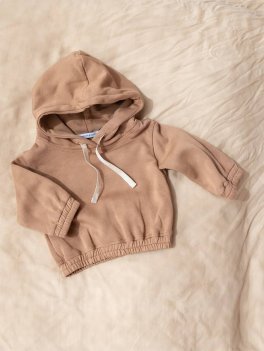 Maglia Bimbo Hoodie - Camel - 3
