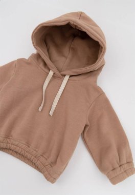 Maglia Bimbo Hoodie - Camel - 1