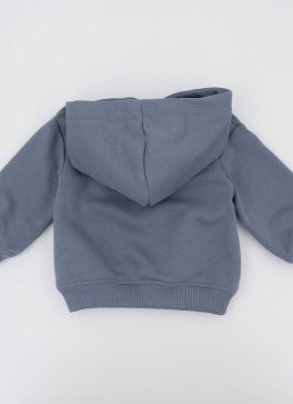 Maglia Bimbo Hoodie - Jeans Blue - 4