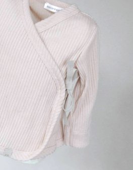 Maglia Cardigan Girl - Soft Pink - 2