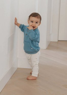 Maglia con Tasca Davanti Bimbo - Blu - 6