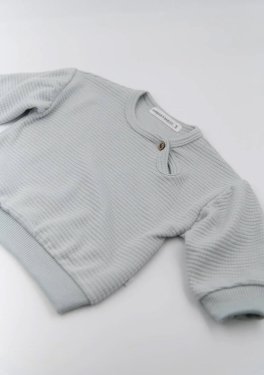 Maglia Nido d'Ape Bimba - Azzurra - 2