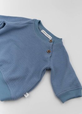 Maglia Nido d'Ape Bimbo - Blu - 2