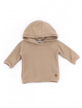 Maglia Tuta Bimbo con Cappuccio - Sabbia - 1