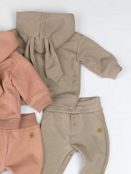 Maglia Tuta Bimbo con Orecchie - Sabbia - 3