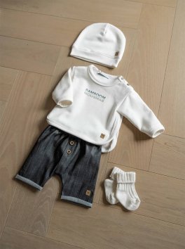 Maglia Bimbo con Logo - Offwhite - 3