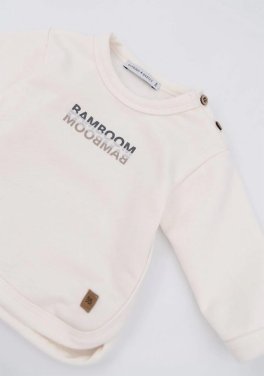 Maglia Bimbo con Logo - Offwhite - 1