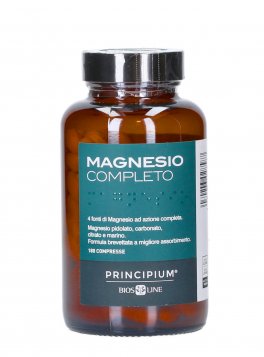 Magnesio Completo Principium - Intregratore con 4 Fonti di Magnesio in Compresse