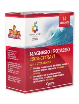 Magnesio e Potassio 100% Citrati con 9 Vitamine B - 1