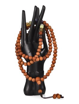Mala con 7 Pietre Chakra e Grani in Legno Kadam - 3