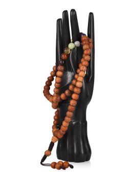 Mala con 7 Pietre Chakra e Grani in Legno Kadam - 4