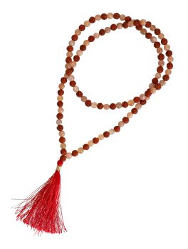 Mala con Rudraksha e Pietra di Luna - 3