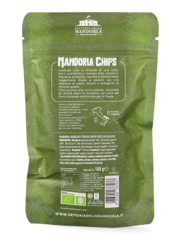 Mandorla Chips Pesto al Basilico Bio - 2