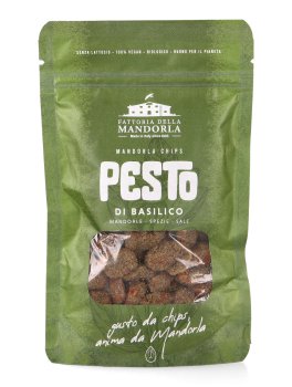 Mandorla Chips Pesto al Basilico Bio - 1