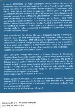 Manifesto della Medicina Forestale — Libro - 2