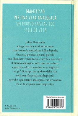 Manifesto per una Vita Analogica — Libro - 2