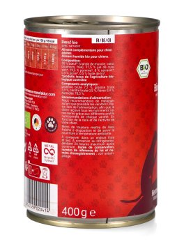 Manzo Bio con Grano Saraceno per Cani - 400g - 4